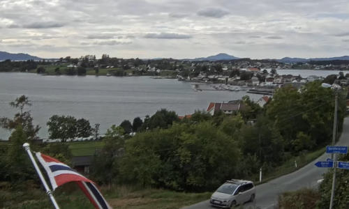 Sæbøvik auf der Insel Halsnøya