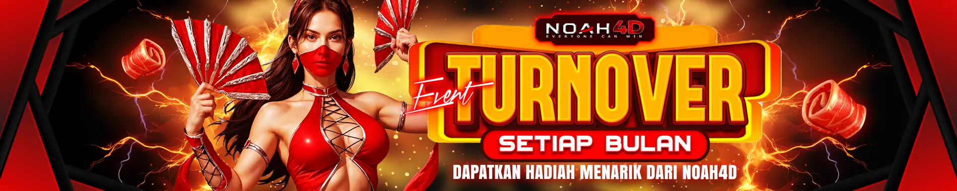 Bonus New Dan Old Member Terbesar Noah4D