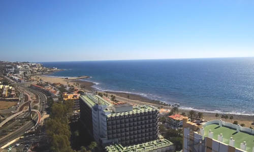 Playa de las Burras Familienstrand an der Küste von San Agustín in Gran Canaria