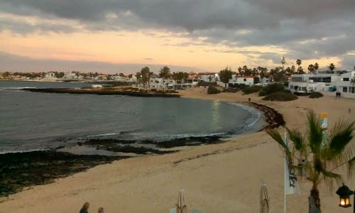 Blick auf Playa Corralejo Viejo Strand - Fuerteventura - Spanien