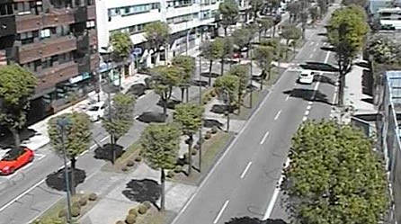 Avenida da Gran Via in der Stadt Vigo - Spanien