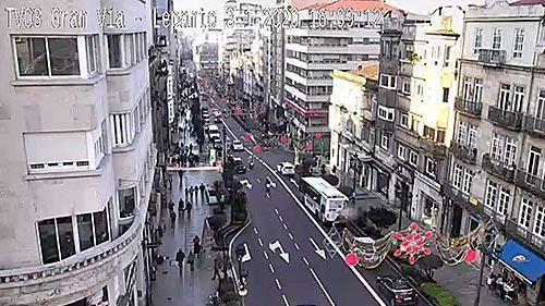 Rúa de Urzaiz - Gran Via - Lepanto - Vigo - Spanien