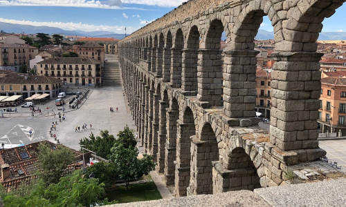 Plaza Artillería - Aquädukt von Segovia - Spanien