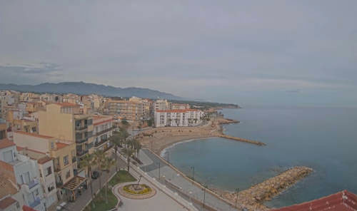 Küste von L'Ametlla de Mar und den Strand von Alguer an der Nordwestküste Spaniens