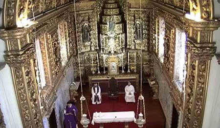 Altar des Santuário do Senhor Santo Cristo dos Milagres - Azoren - Portugal