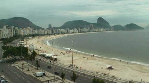 Copacabana Strand - Rio de Janeiro - Brasilien
