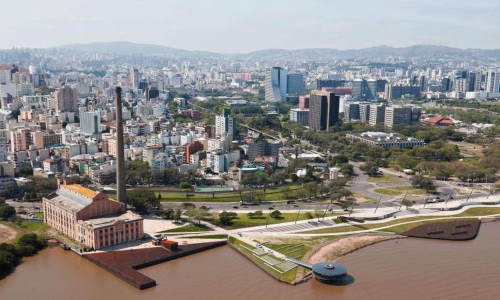 Panorama von Porto Alegre - Brasilien