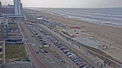 Strand und Boulevard von Zandvoort - Niederlande