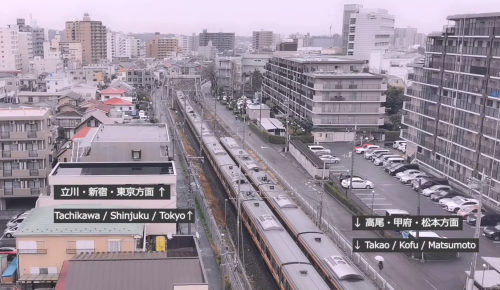 Expresszüge Hachiōj in Tokio - Japan