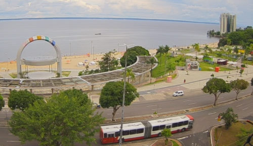 Ponta Negra Beach in Manaus