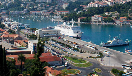 Hafen von Gruž in Dubrovnik - Kroatien