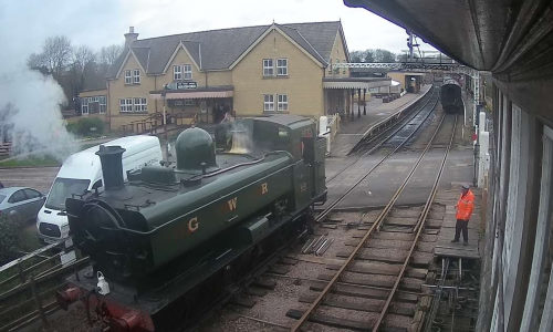 Bahnhof Wansford der Nene Valley Railroad in Peterborough - England