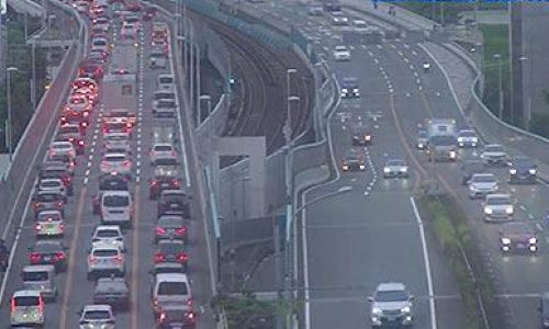 Shin-Midōsuji-Autobahn in Osaka - Japan