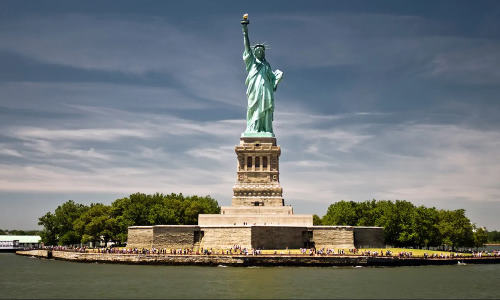Freiheitsstatue auf Liberty Island - USA