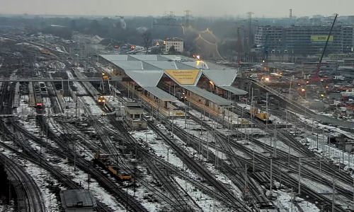 Bahnhof in Warschau